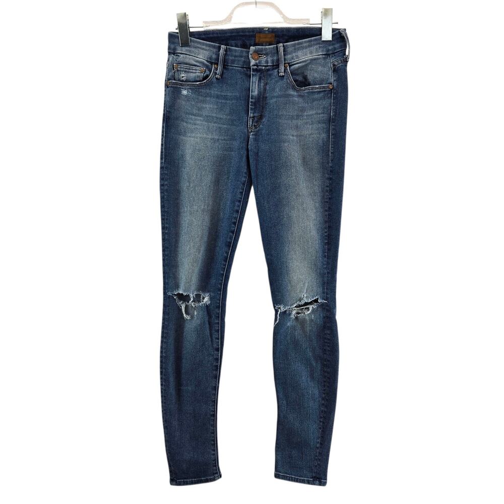 Mother Jeans Womens 26 The Looker Skinny Ankle Heartbreaker Distressed Sexy USA